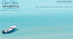 Desktop Screenshot of capehazemarina.com